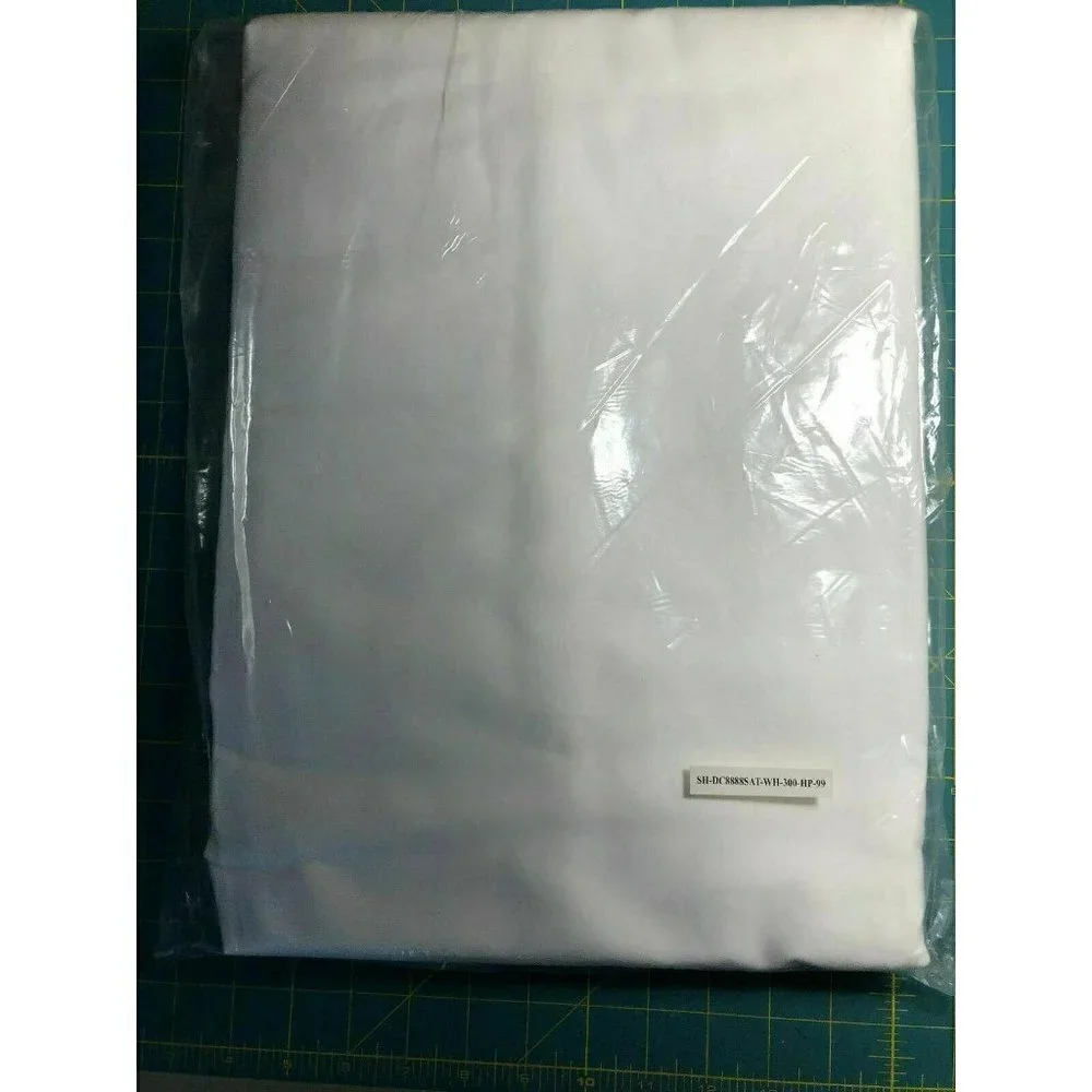 New Luxury Hotel Quality Queen Duvet Cover Sateen White